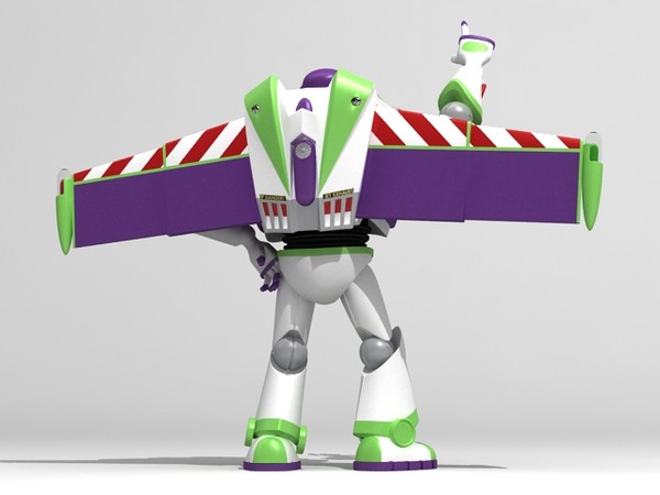 buzz lightyear woody rigged characters 3d model - Buzz & Woody rigged by fabelar